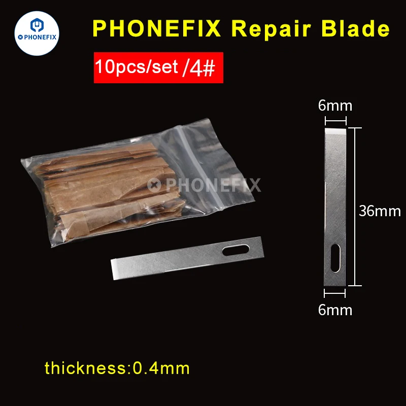 10 Stück Skalpellmesserklingen # 4A # 11 # 18 Gravur rutschfeste Metall-Ersatz-BastelklingenMainboard PCB SMD PCB Reparatur Handwerkzeuge – Detail 7