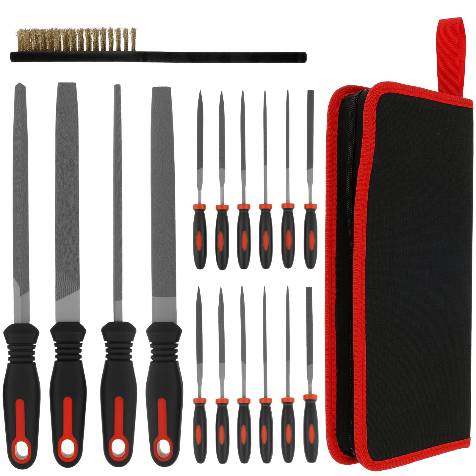 مجموعة ملفات معدنية أداة حفظ عالية الصلابة من الفولاذ الكربوني مجموعة أدوات ملف فعالة للخشب والمعادن DIY نحت ملف الأدوات اليدوية