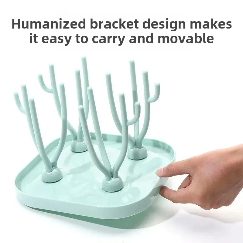 Baby Bottle Drying Rack Children's Large And Small Storage Shelf Water Draining Baby Feeding Bottle Holder Infant Supplies