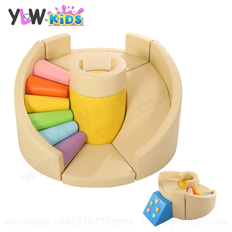 

YLWCNN Customized SoftZone Kids Play Slide,Baby Soft Play Set Indoor Playground Toys YLWS77