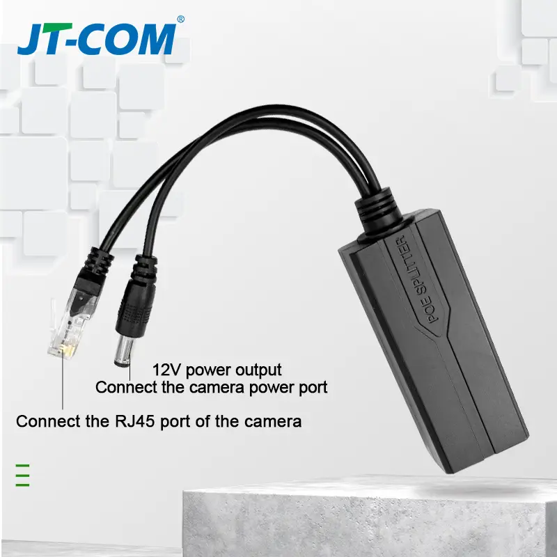Standard POE Splitter 48V to 5V 12V 1.2A 2A Micro USB tpye-C 100M/1000M POE Camera Injector Power Supply for Huawei Hikvision - Image 3