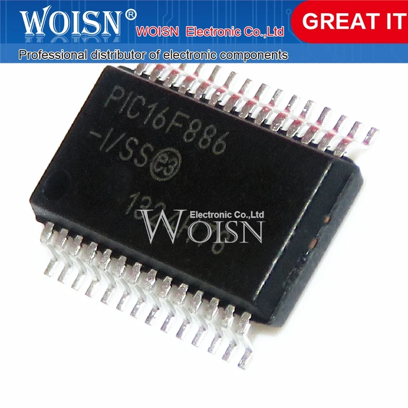 

5PCS PIC16F886-I/SS PIC16F886 SSOP-28