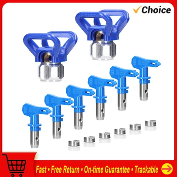 Airless Paint Nozzles Set Reversible Spraying Machine Tips Airless Paint Sprayer Nozzle Airless Sprayer Spraying Machine Parts 1