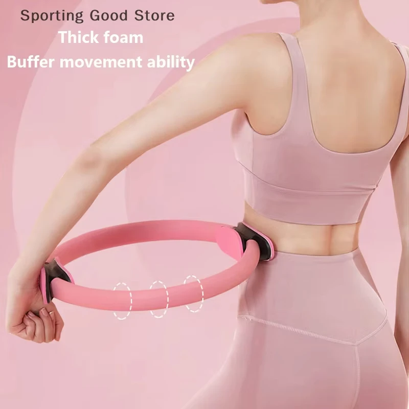 Yoga Fitness Ring Pilates Ring Women Girl Exercise Home Resistance Elasticity Yoga Gym Workout Pilates Circle Circle
