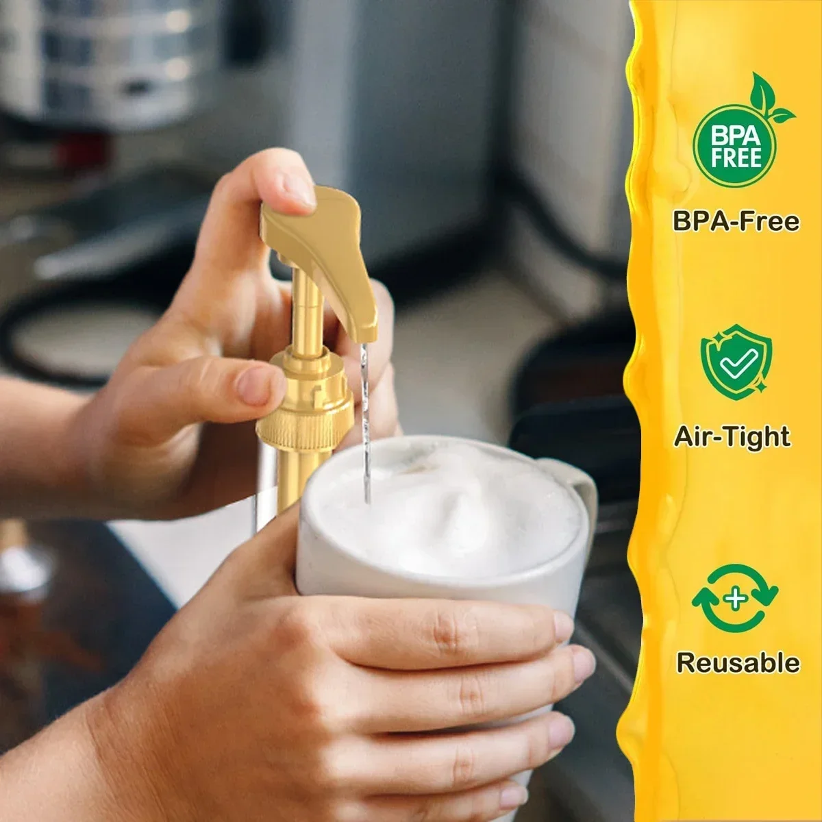 3PCS-kitchen Oyster sauce bottle mouth pressure pump head down sauce artifact device of fuel bottle extrusion household sold