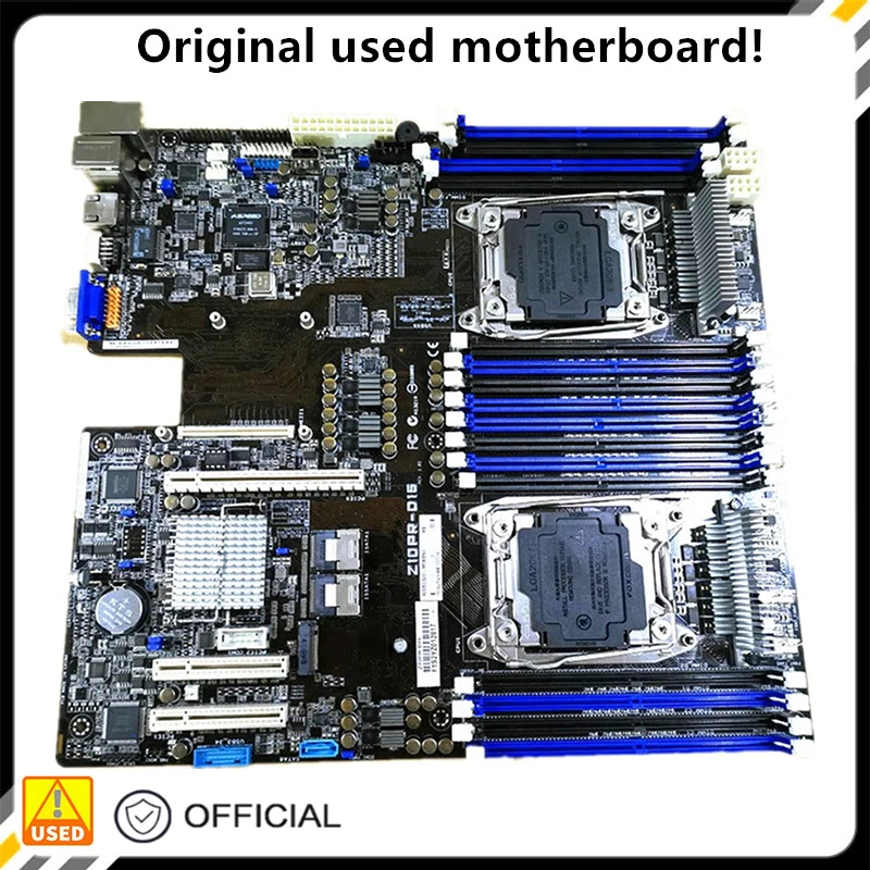 

For Z10PR-D16 Used original For Intel X99 Socket LGA 2011-3 V3 DDR4 64G motherboard LGA2011 Mainboard