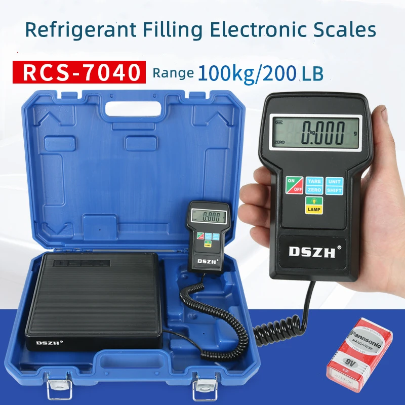 High precision Portable Refrigerant Filling Scale Freon Weighing Scale
