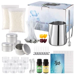 Deluxe Aromatherapy Candle Crafting Kit with Essential Oils and Premium Soy Wax