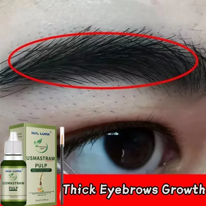 Eyebrow Growth Serum Eyelash Hair Growth Anti Hairs Loss Product Prevent Baldness Fuller Thicker Lengthening Eyebrow Makeup eyebrow growth liquid