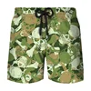 Camouflage Graphic Beach Shorts Men 3D Camo Gothic Skull Printed Swimming Trunks Sohier Army Vetern Military Fashion Short Pants 4
