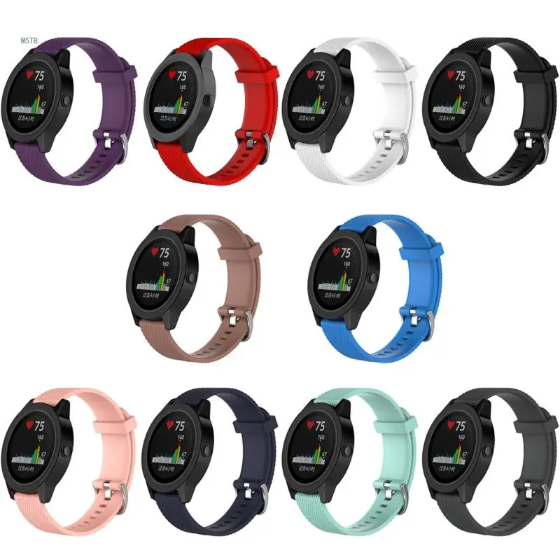 

For Vivoactive 3/for HR Watch Adjustable Silica Strap Wristband Soft Bracelet Dropship