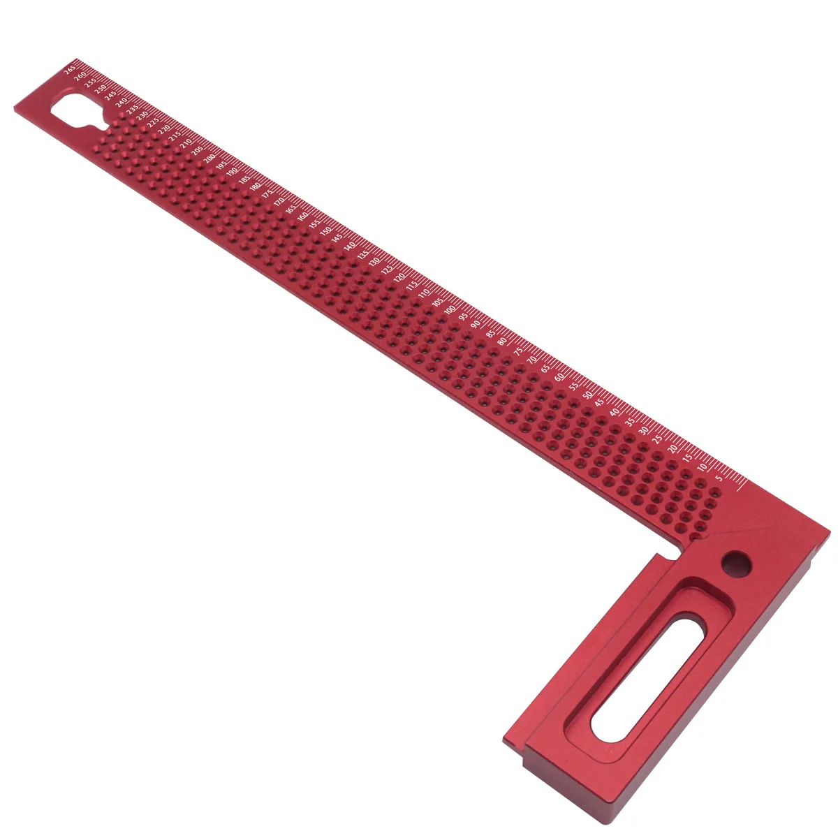 Aladeno Aluminum Alloy Woodworking Scriber Ruler - Anodized Marking Tool With Pencil - View #4