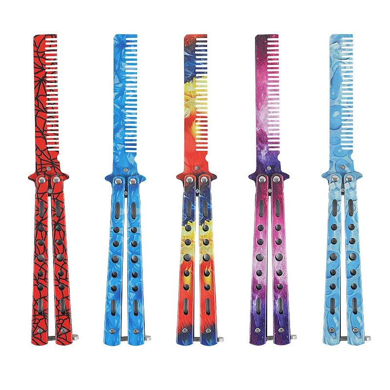 

Складной тренировочный нож-бабочка из нержавеющей стали