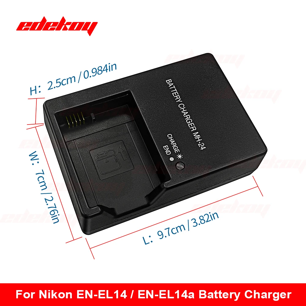 MH-24 充電器ニコン EN-EL14 EN-EL14a バッテリー P7000 P7100 D3100