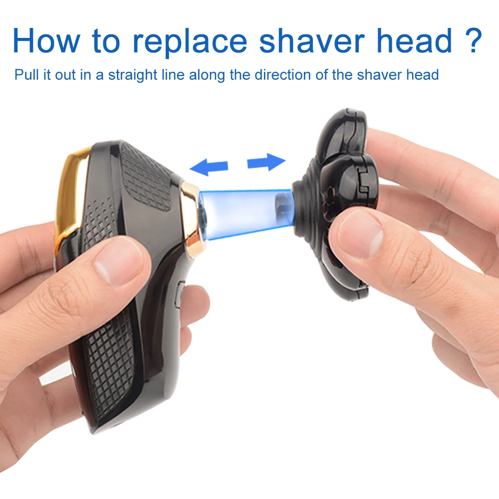 Men's Electric Shaver - Powerful Bald Head & Beard Grooming Tool