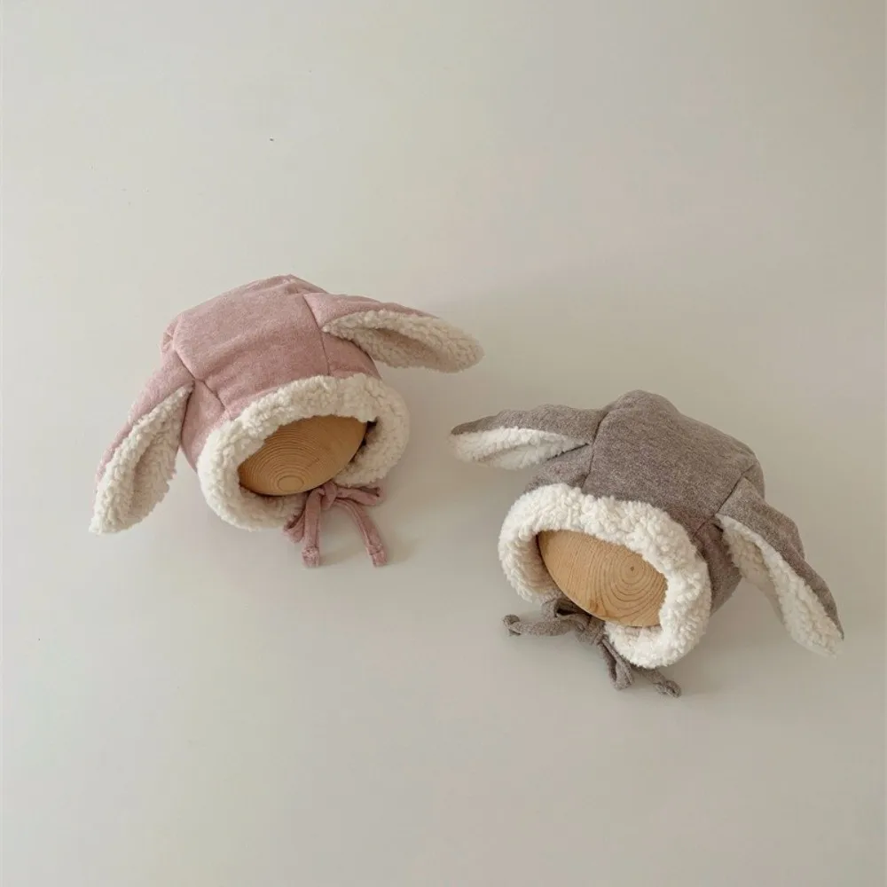 Lovely Cute Rabbit Ear Hat Winter Fleece Baby Beanie Cap Warm Thick Ear Protection Hat
