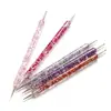 5Pcs/Set Ergonomics Nail Pen Acrylic Nail Painting Pen Creative Easy to Use Nails Designs Dual Ended Drawing Manicure Tools 5