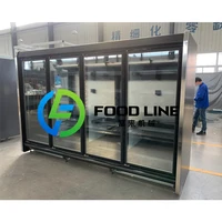 Petite porte en verre supermarché commerciale Mini réfrigérateur congélateur coffre profond affichage équipement de réfrigération 4