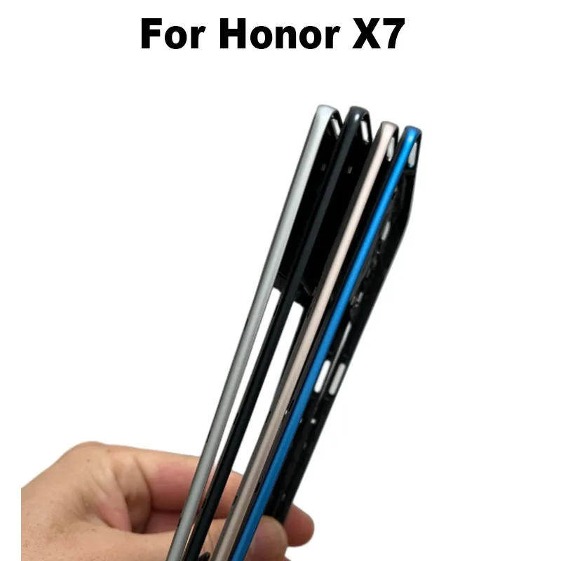 Telaio centrale per Huawei Honor X7 cornice anteriore posteriore supporto alloggiamento Lcd telaio piastra posteriore CMA-LX2