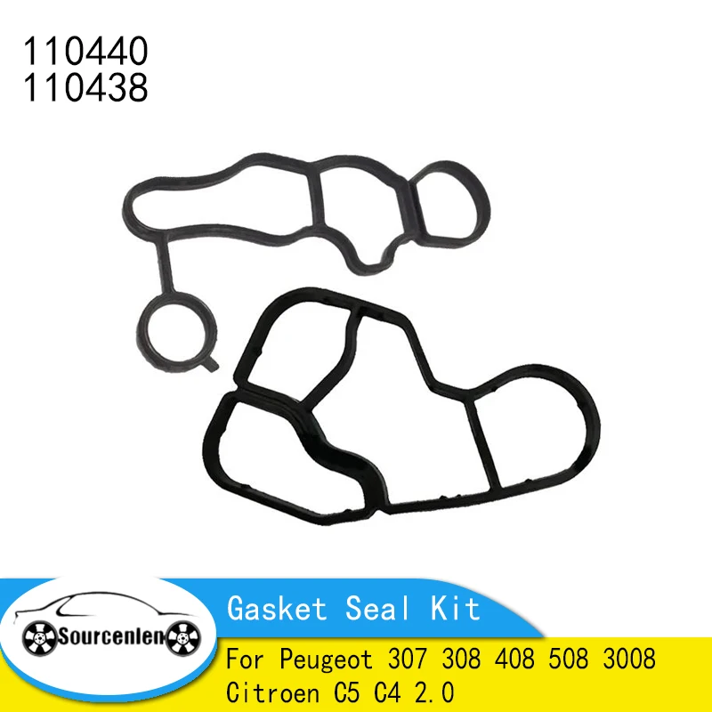 OiL Filter Housing Base Cooler Support Gasket Seal Kit