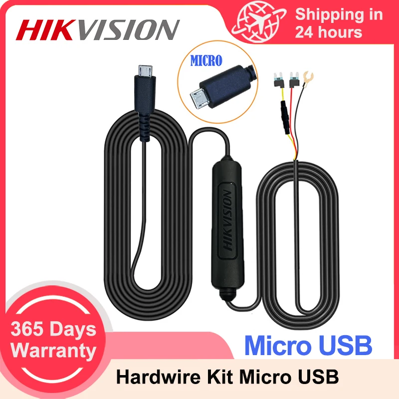 Hikvision Car Dvr Record Hardwire Kit For Low Vol Protection Micro Usb