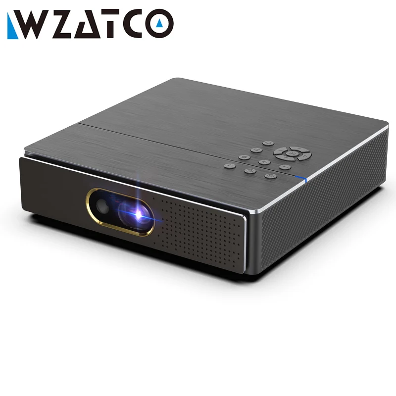 Wzatco S5 Mini Projecteur Portable Dlp 3d, 4k, 5g, Wifi, Intelligent