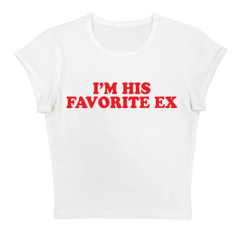 

Y2K Streetwear personality 90s tops High Street letter Print Hot Girl versatile Popular Short Sleeve tee Casual Classic T-shirts