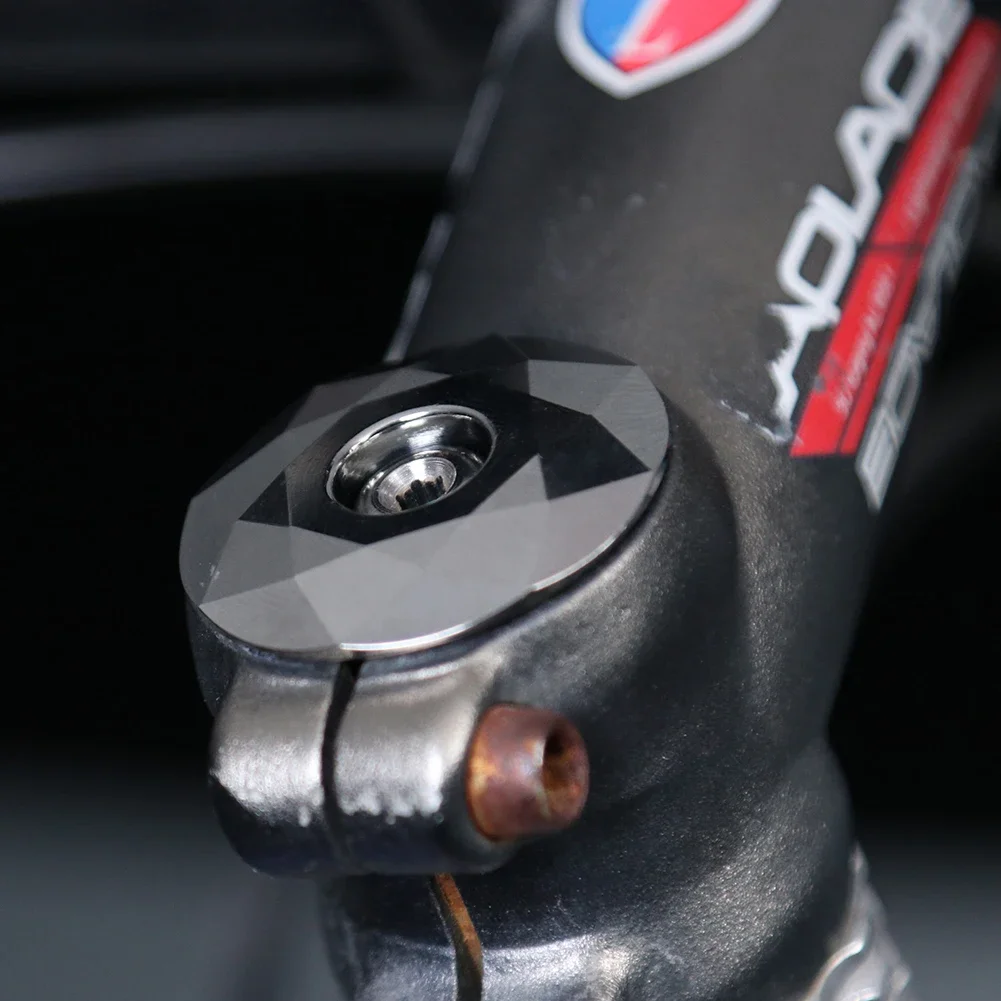 MTB Mountain Road Bike Bowl Cover with Screw Bicycle Stem Top Bowl Cap for 28.6mm Fork  Front Fork Head Tube Cycling Accessories