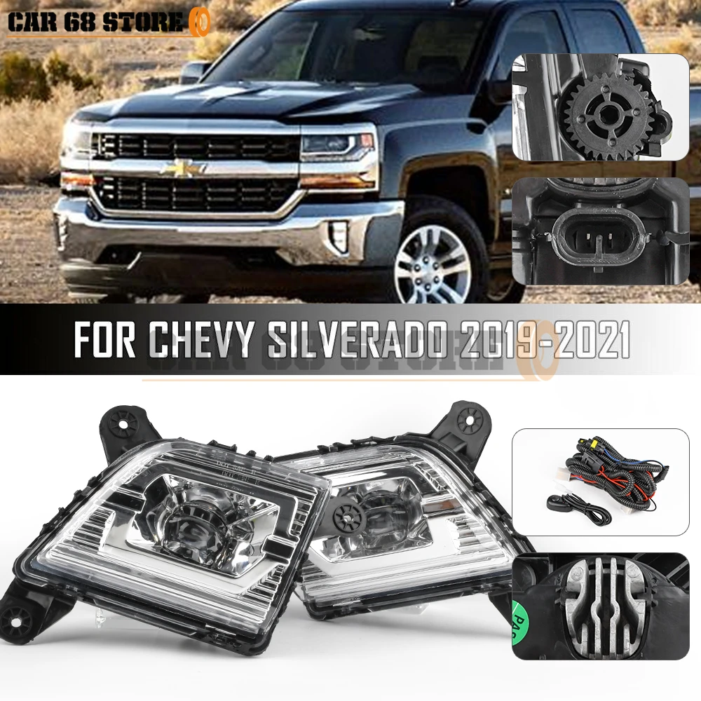 2022 New Led Drl Daytime Run Light Fog Lamp Headlights Driving Lights