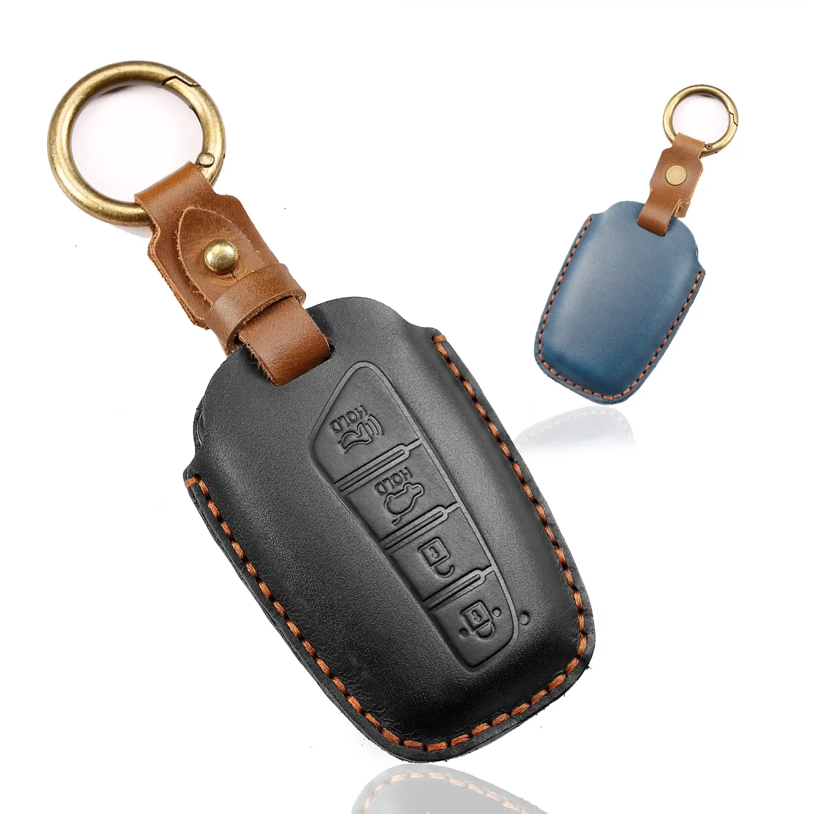 Handmade Leather Car Key Case Holder