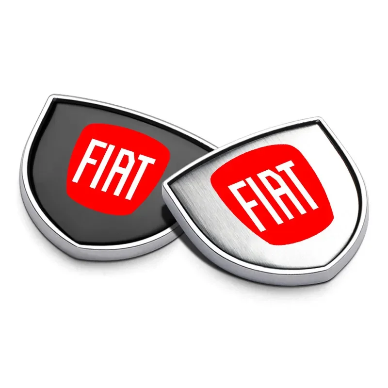 자동차 금속 3D 스티커 맞춤형 쉴드 자동차 후면 트렁크 쉴드 엠블럼 배지 스티커 피아트 500L 500X 판다 스틸로 두카토 팔리오용