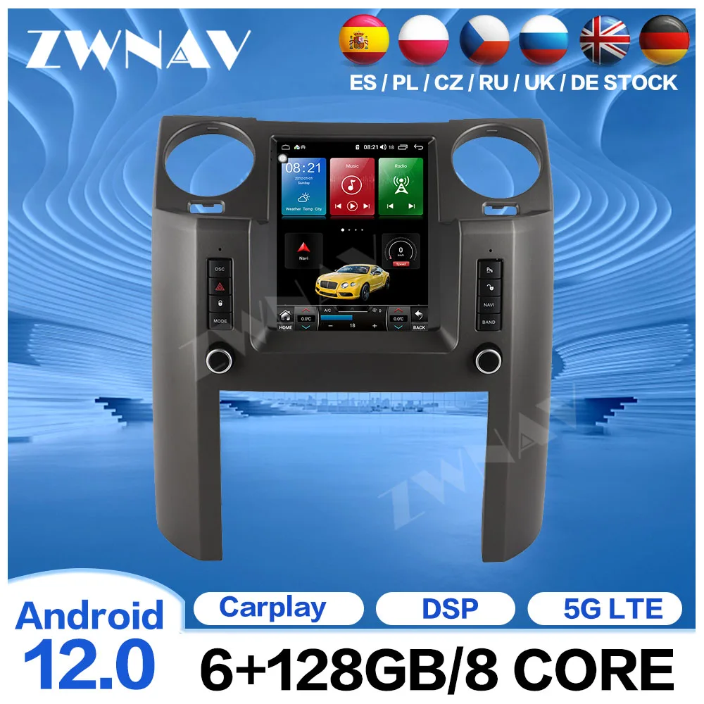 

Carplay Radio Receiver For Land Rover Discovery 3 2004+ Tesla 1 Din Android Multimedia Player Auto Touch Screen Stereo Head Unit
