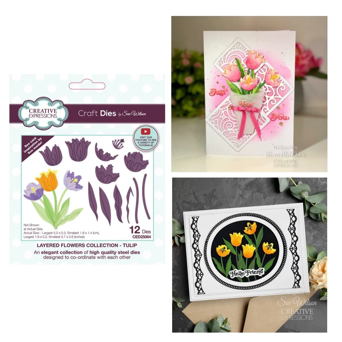 

Spring Tulip Metal Cutting Dies DIY Scrapbooking Paper Craft Handmade Make Album Card Punch Embossing Template 2024 New Arrivals