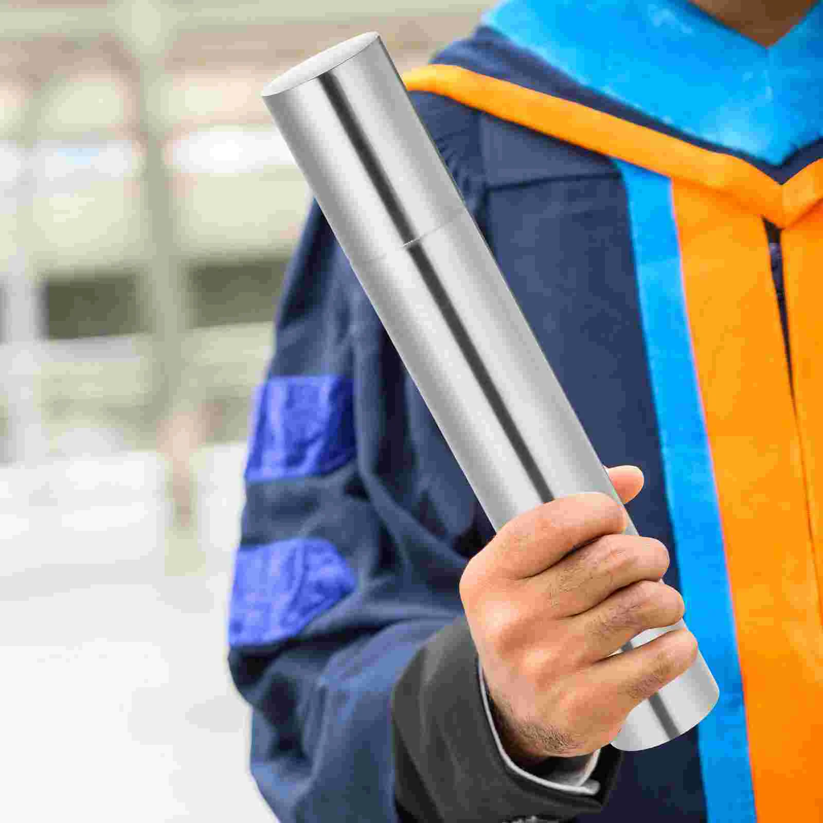 빈티지 인증서 파일 보관 튜브, 가정용 디플로마 튜브 장식, 30cm