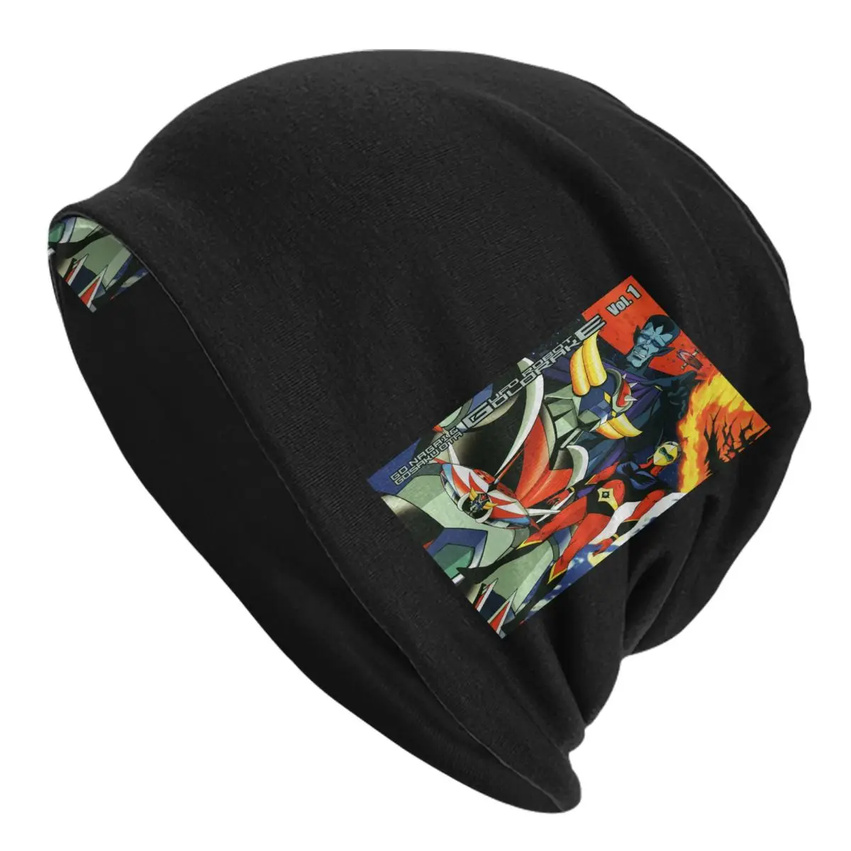 

Goldorak Actarus Mazinger Z Skullies Beanies Hat UFO Robot Grendizer Anime Vintage Street Caps Warm Multifunction Bonnet Hat