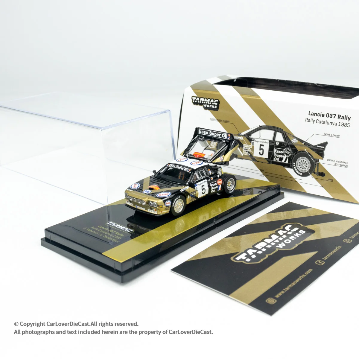Tarmac Works 1:64 Lancia 037 Rally Catalunya 1985 Diecast