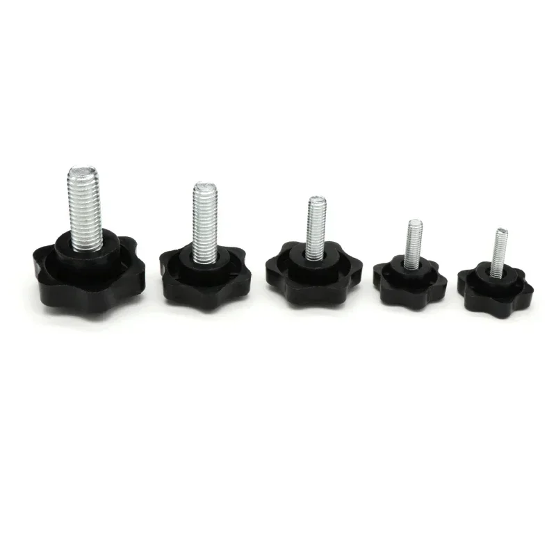 EIFINE M4 M5 M6 M8 M10 M12 304 Manopola Viti Bullone di Plastica A Forma di Stella Testa Filettatura di Bloccaggio Pollice Maniglia Vite di Macchina (Color : 55mm (2pcs), Size EIFINE M4 M5 M6 M8 M10 M12 304 Manopola Viti Bullone di Plastica A Forma di Stella Testa Filettatura di Bloccaggio Pollice Maniglia Vite di Macchina (Color : 55mm (2pcs), Size