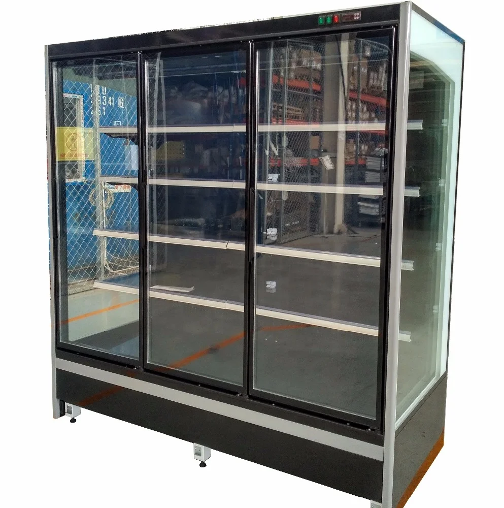 Supermarket Commercial Refrigerator Vegetable Fruit Cake Display Chiller - Image 2