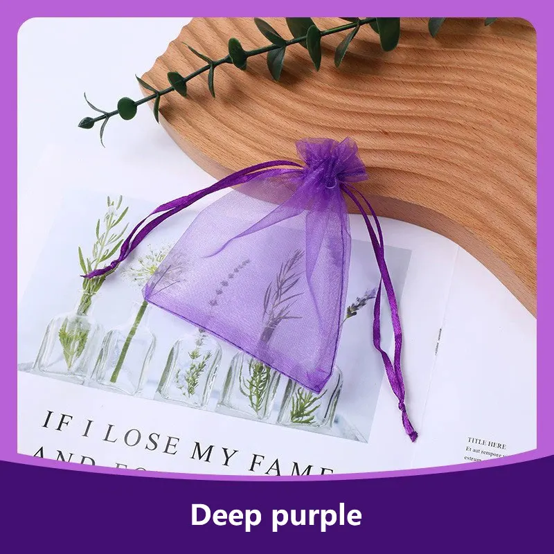 100Pcs/lot 7x9 9x12 10x15 13x18CM Organza Bags Jewelry Bag Wedding Party Decoration Drawable Bags Gift Pouches Jewelry Packaging 3