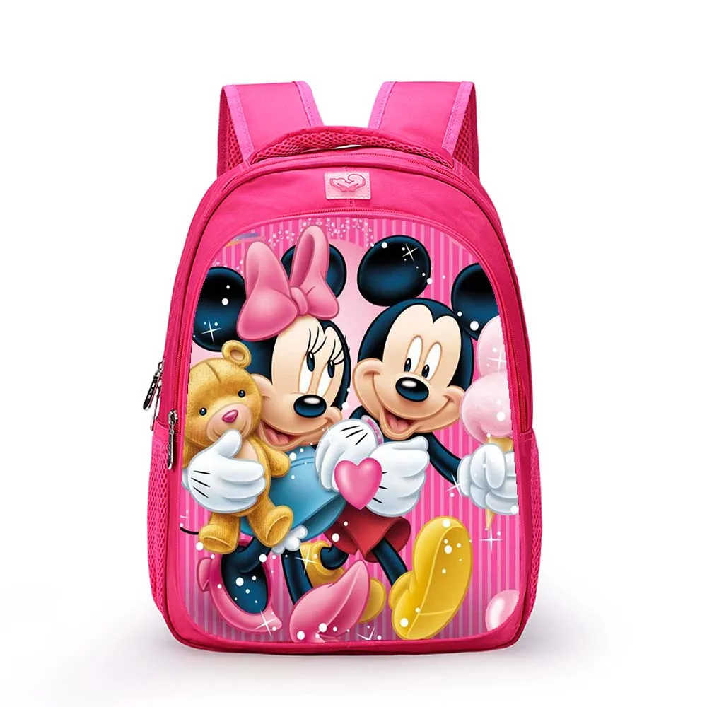 Disney Cartoons Mickey Mouse Kid Backpack 3d 36 Years Old Children Backpacks Kindergarten
