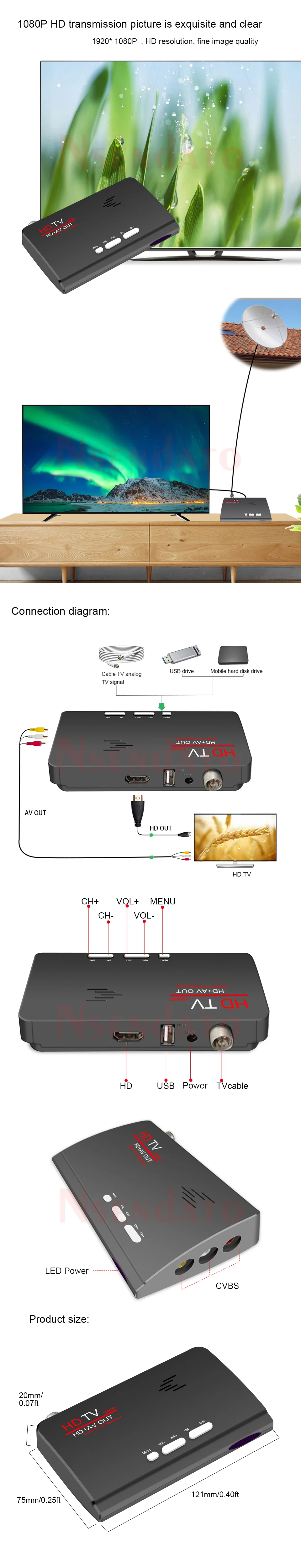 DVB T T2, Protocolo TV Box, HD,