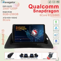 Qualcomm snapdragon For Renault Kangoo 2015 - 2018 Android 13 car dvd radio stereo head unit multimedia player GPS navigation BT
