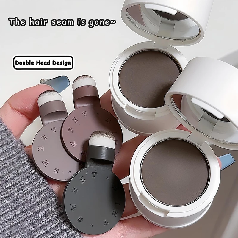 3 Colors Hairline Powder Hair Root Cover Up Waterproof Lasting Instant Modified Repair Natural Hair Shadow Powder Concealer Pen
