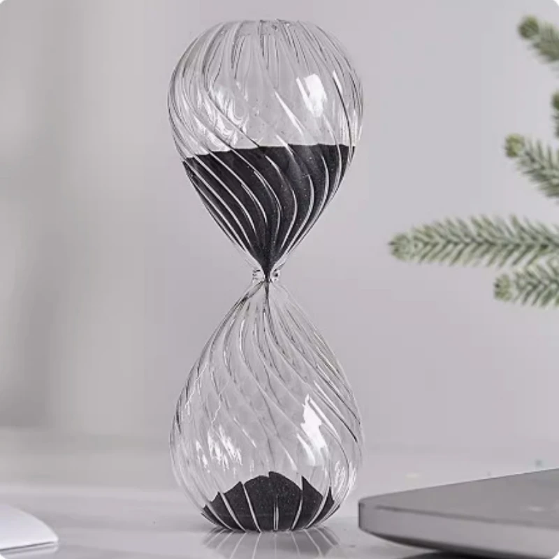 5-30 분 잔물결 모래 시계 타이머, 홈 커피숍 창의력 장식, 멀티 컬러 옵션, 학생 생일 선물 추천