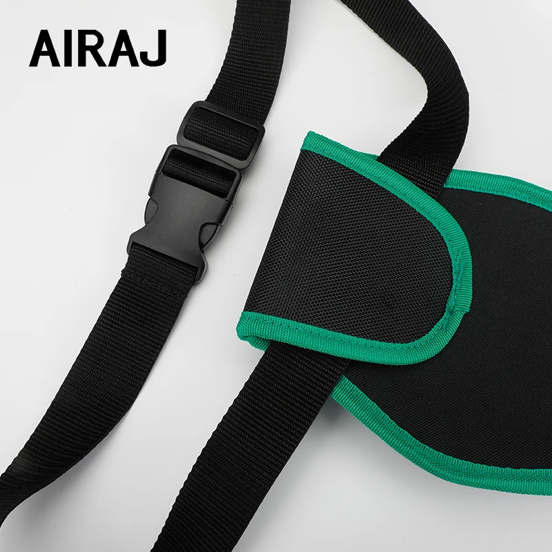 AIRAJ 6Inch Waist Pack Tactical Electrician Multifunctional Pocket Oxford Cloth Waist Kit  Wrench Screwdriver Repair Tool Bag 3