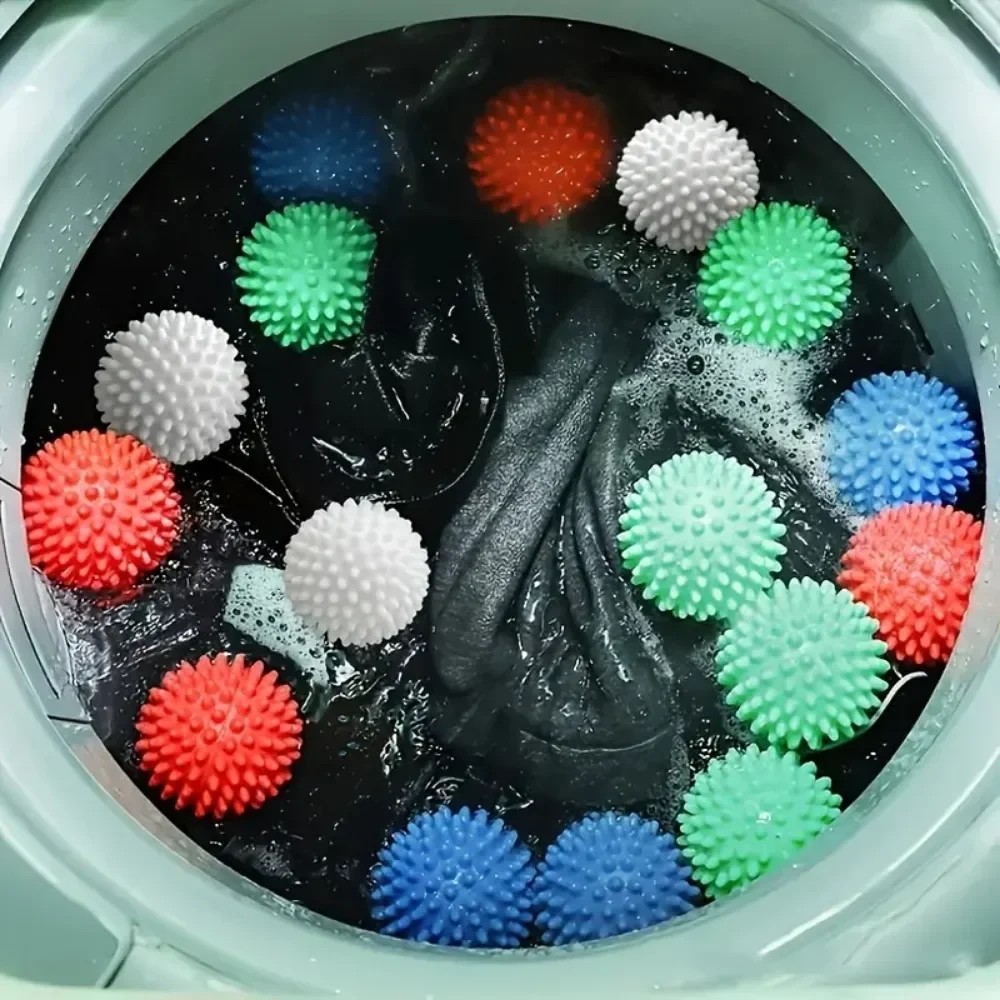 2/6pcs Reusable Laundry Ball Anti-rolling Laundry Ball Drying To Reduce Wrinkles Cleaning Supplies laundry ball