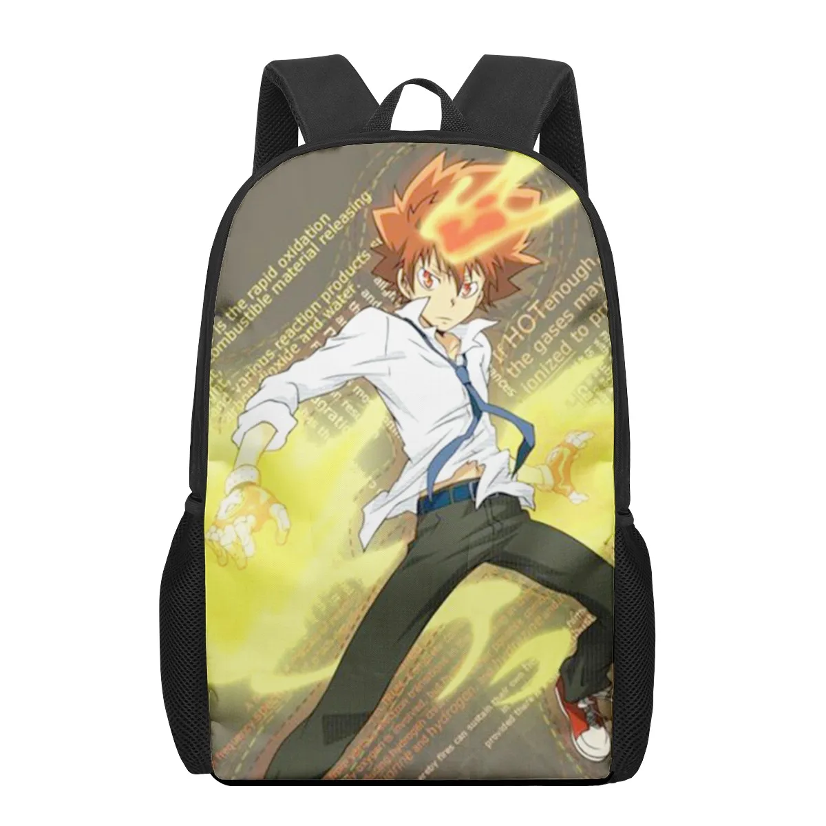 Hitman Reborn Rokudou mukuro 3D Pattern School Bag for Children Girls Boys Casual Book Bags Kids Backpack Boys Girls Schoolbags