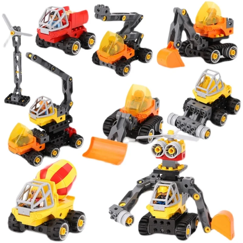 

Big Particle Building Blocks Technology Engineering Machinery Assembly Accessories Compatible 45002 Science Educational Toys