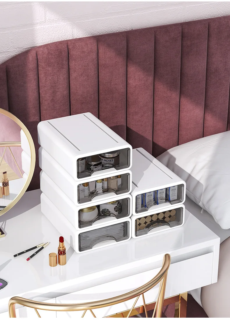 SUPAWAY Organiseur De Bureau Avec 9 Mini Tiroirs Boîtes De Rangement