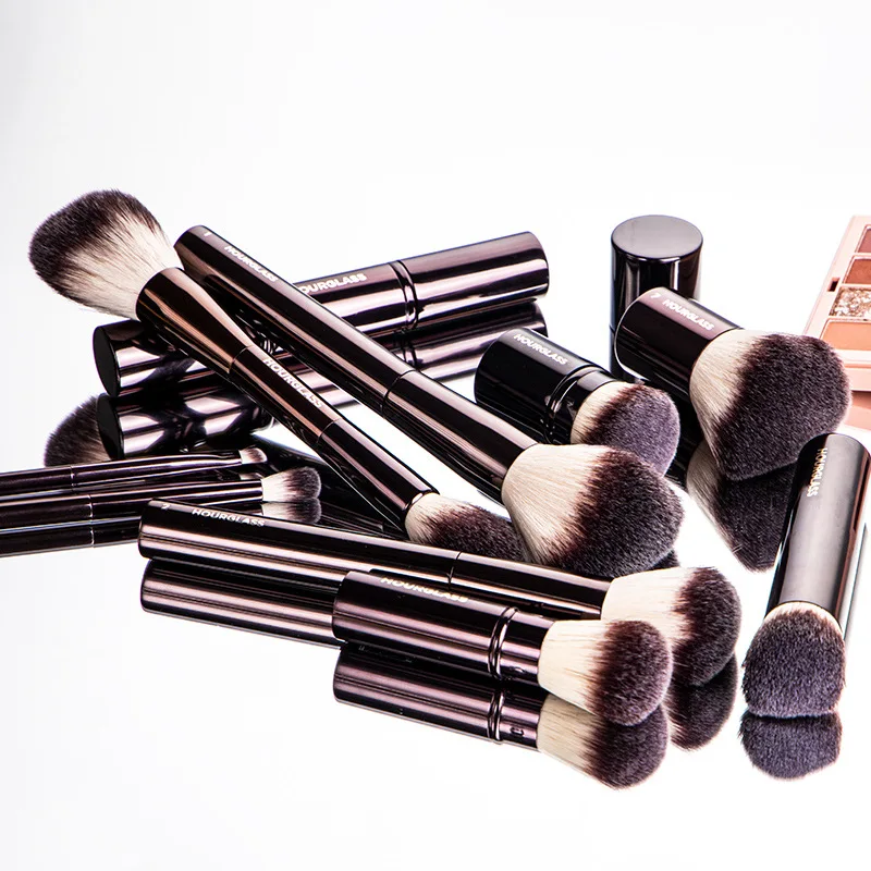 Hourglass Cruelty Free Makeup Brush-19Brushes Set Blusher Powder Eyeshadow Eyebrow Foundation Brush luxury Vegan Makeup Tools 4